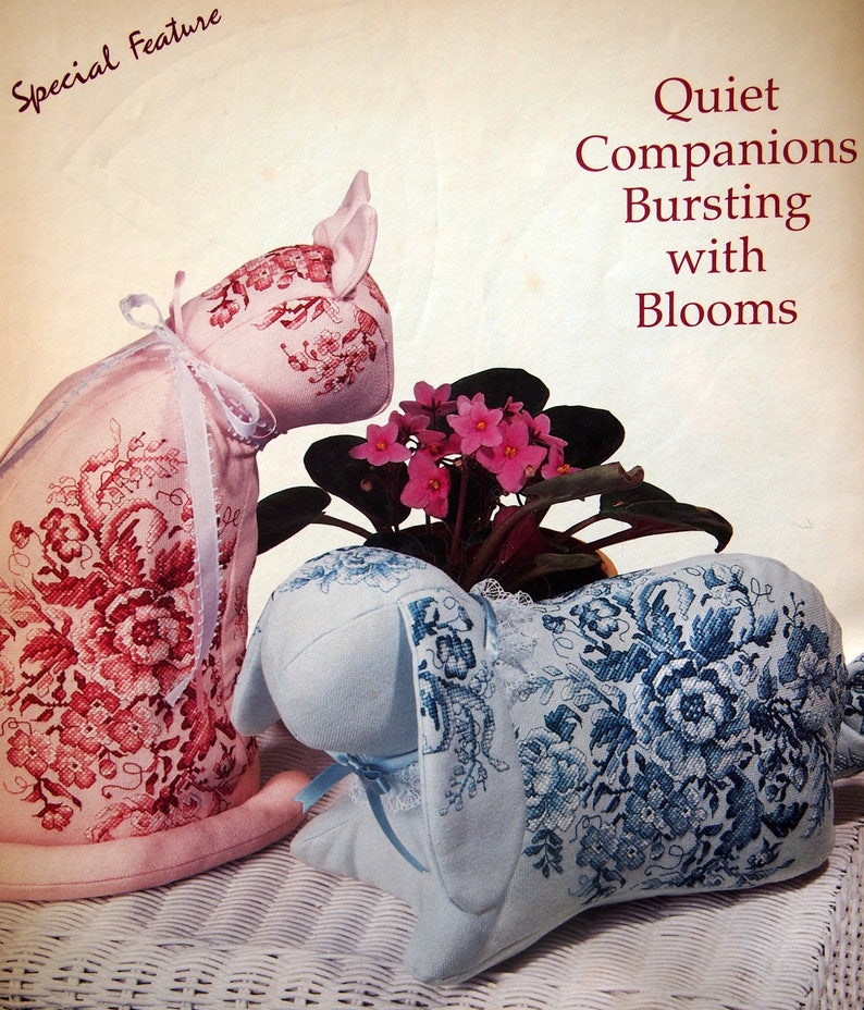 Cross Stitch And Country Crafts Vintage Cross Stitch Pattern Magazine MarchApril 1990