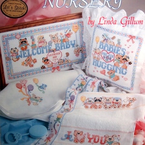 The Cross Stitch Nursery von Linda Gillum Vintage Kreuzstichmuster 1990