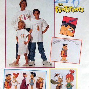 Kids', Teen Boys', Misses' And Men's T-Shirts, Sweatshirt And Iron-On Transfers McCall's 7420 Vintage Sewing Pattern 1994