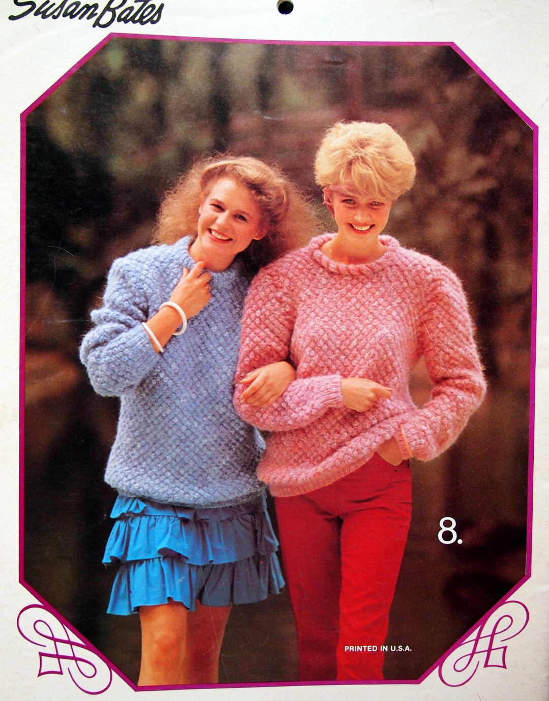Hand-knit Fashions - No. 17660 by Susan Bates Vintage Knitting Pattern ...