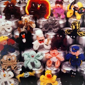 Pop-Ring Pals II Von Cynthia Harris Vintage Häkelanleitung 1991