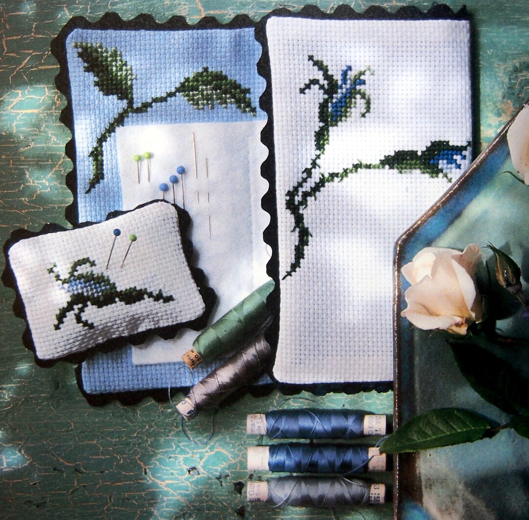 Decorative Needlework 30 Charted Patterns by Amelia Saint Etsy