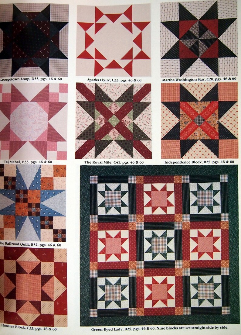 Ultimate Book of Quilt Block Patterns by Judy Martin Vintage Etsy