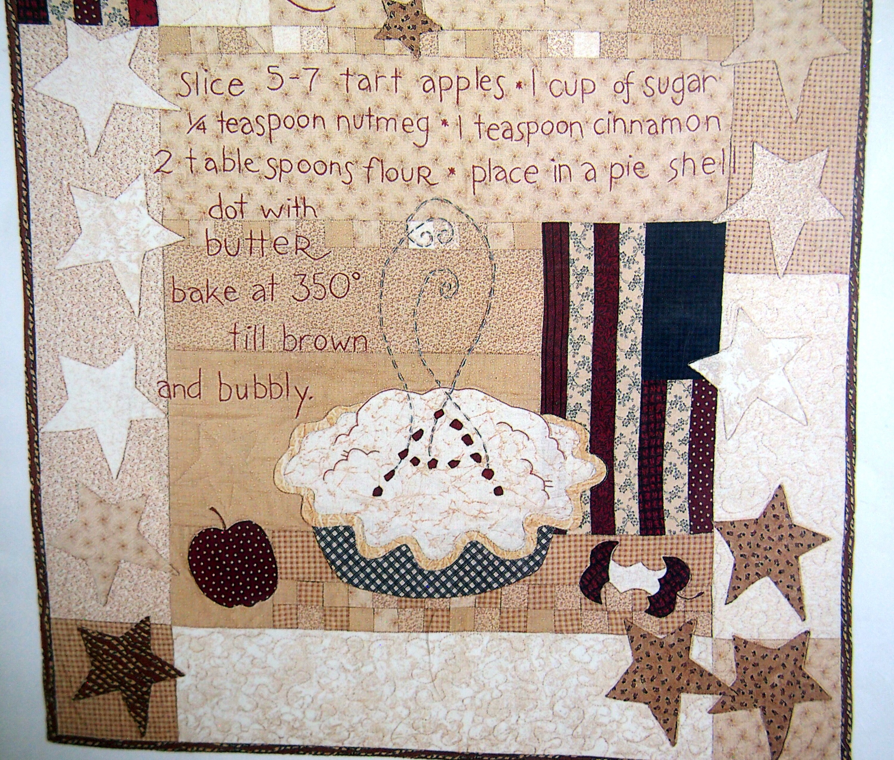 The Great American Apple Pie Quilt First of Cookbook Quilt Etsy