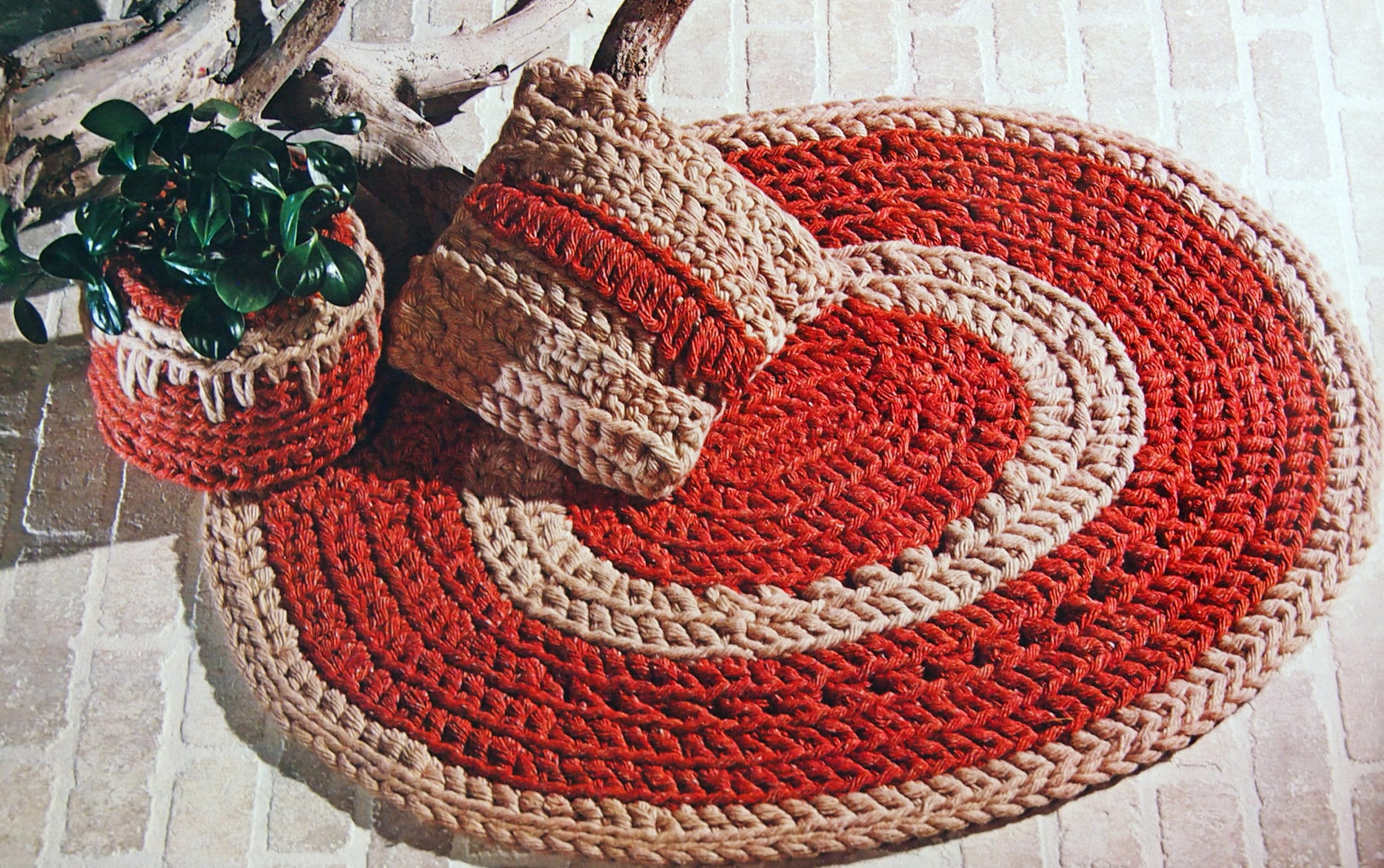Livre De Patrons Macramé MAXI CORD 1970s - 177 Modèles Animaux, Paniers, Niveau Moyen, Occasion Bon état
