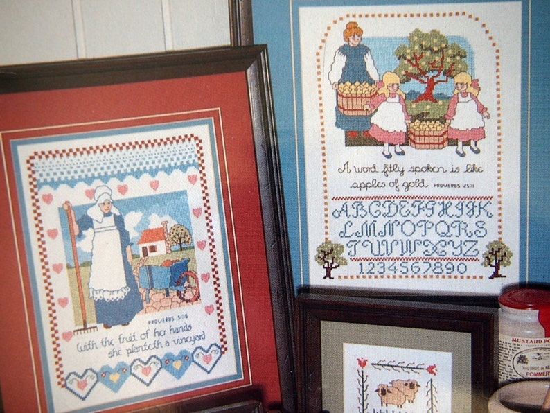 Peppermill Inn Country Hospitality Booklet 3 By Jeremiah Junction Vintage Cross Stitch Pattern Leaflet 1984
