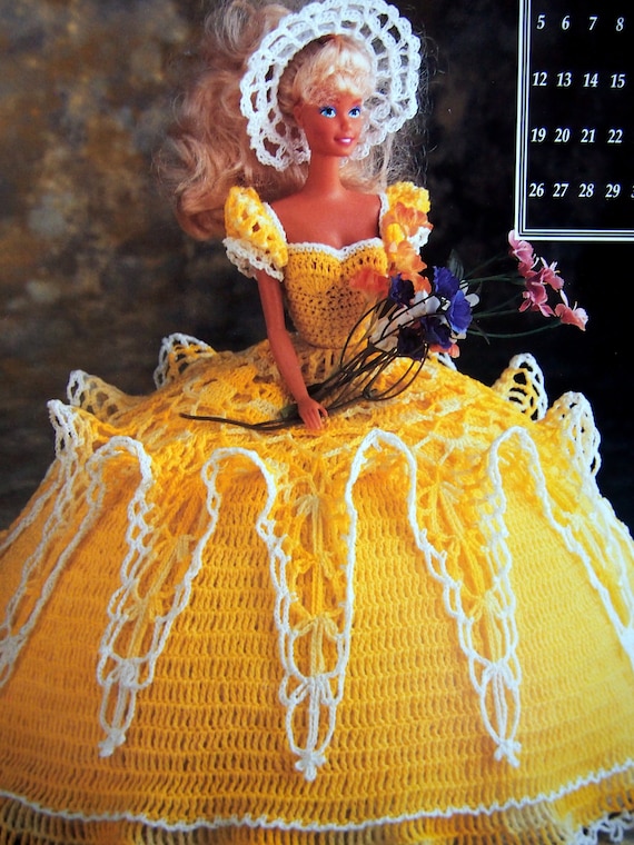 Dolls Antebellum Dress Crochet Pattern, 15 Doll