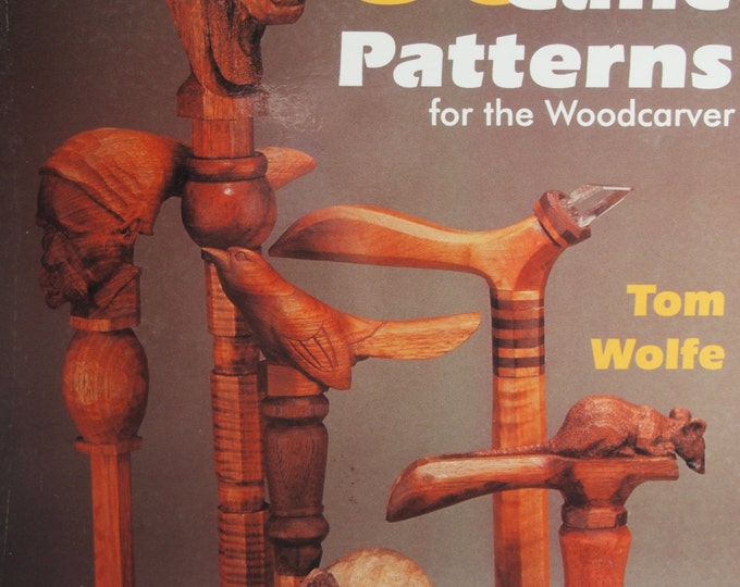 86 Cane Patterns for the Woodcarver by Tom Wolfe Cane Woodcarving Book ...