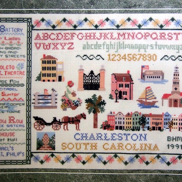 Charleston Cross Stitch Etsy