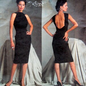 Guy Laroche Bag Vogue Paris Original Backless Dress Evening Gown Guy Laroche  Pattern Size 16-20