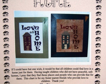 Love At Home Designs By Lynda Orme And Forever In My Heart Cross Stitch Pattern Leaflet 2006