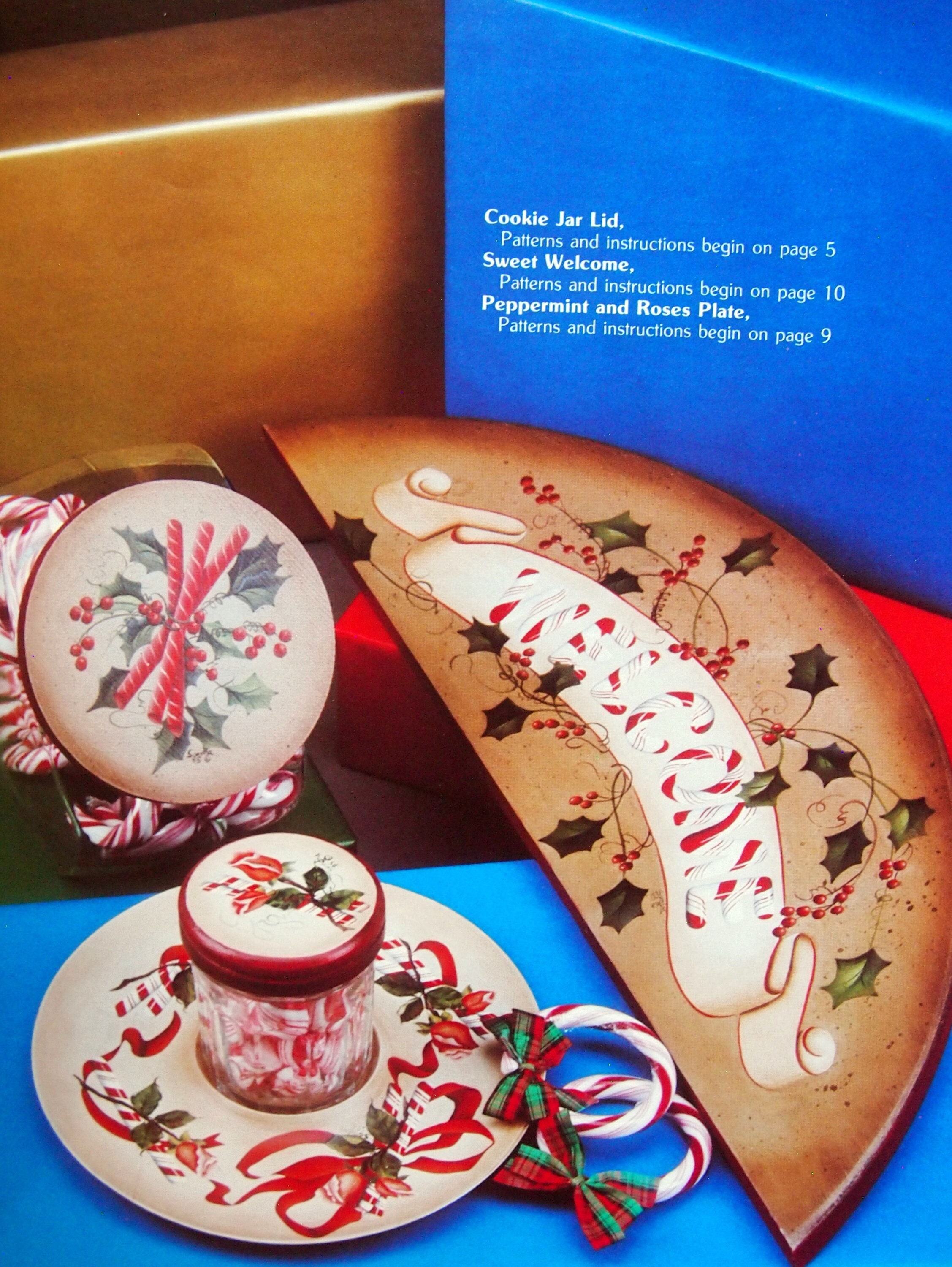 A Candy Cane Christmas by Sandra Malone Vintage Tole and
