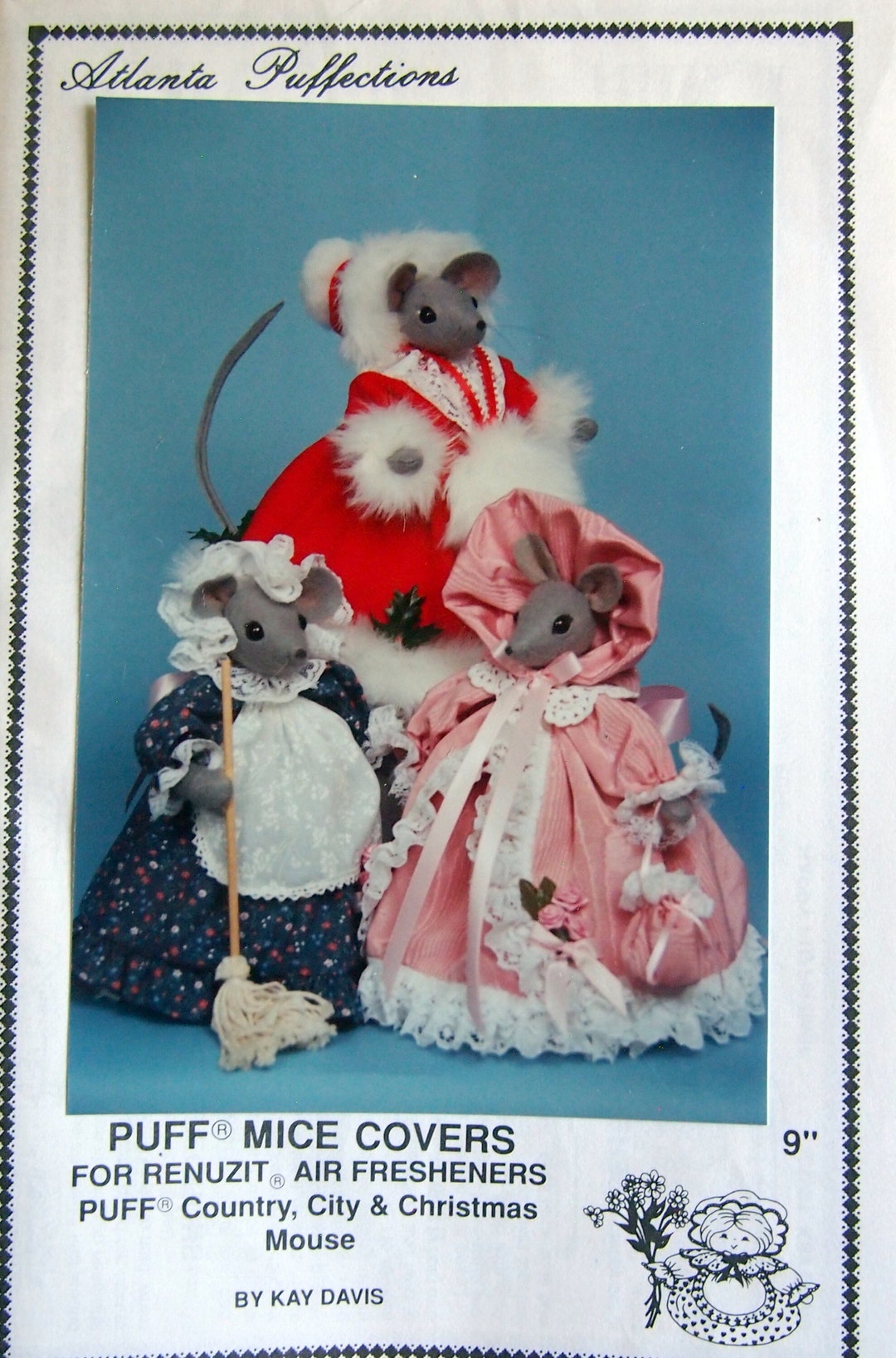 Puff Mice Covers for Renuzit Air Fresheners by Kay Davis and Atlanta