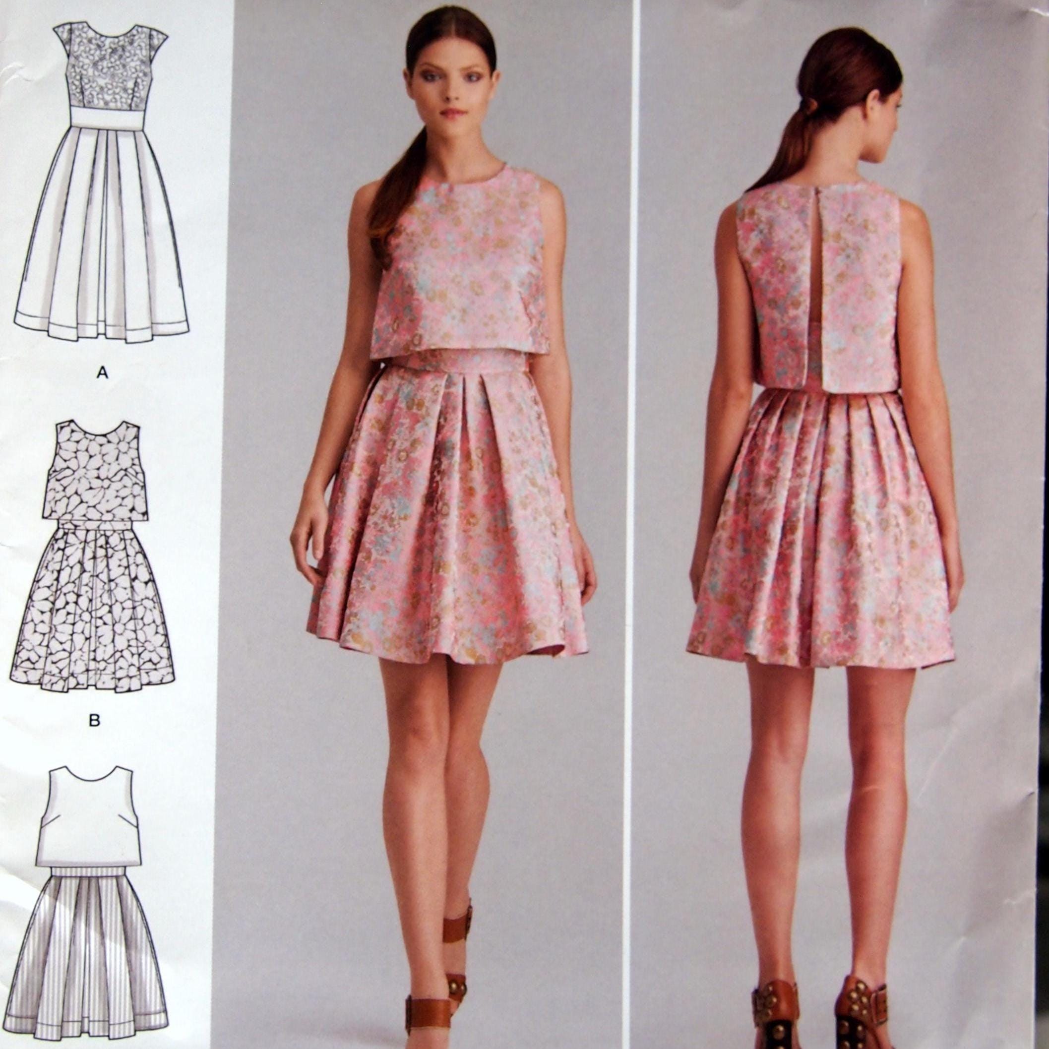 Misses' Dress in Two Lengths With Bodice Variations - Cynthia Rowley ...