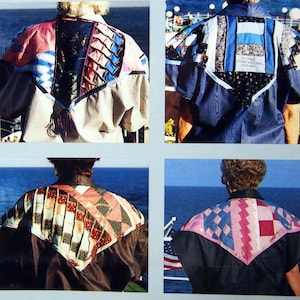 Strip Quilting Projects 4 - Decorative Clothing And Wearable Art With The Caribe Jacket By Kaye Wood Vintage Quilt Pattern Booklet 1990