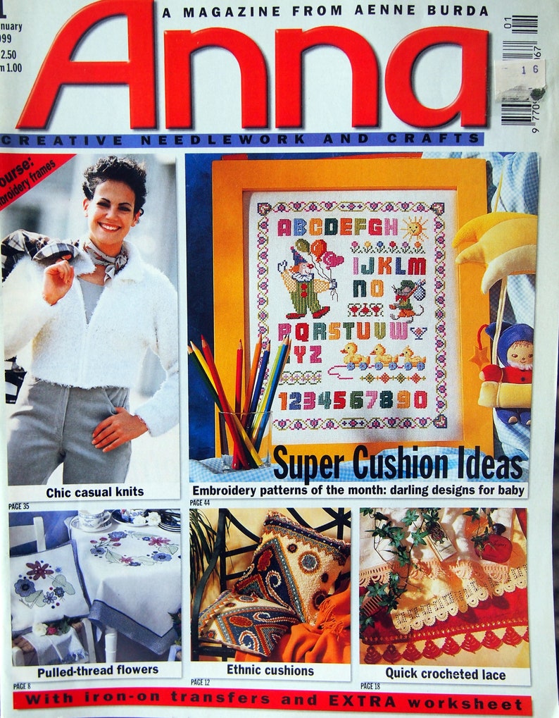 Anna Creative Needlework and Crafts by Aenne Burda Vintage Etsy