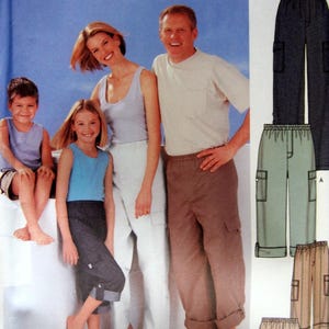Unisex Kinder, Jugendliche Und Erwachsene Hosen Und Shorts Einfachheit 5513 Vintage Uncut Schnittmuster 2003