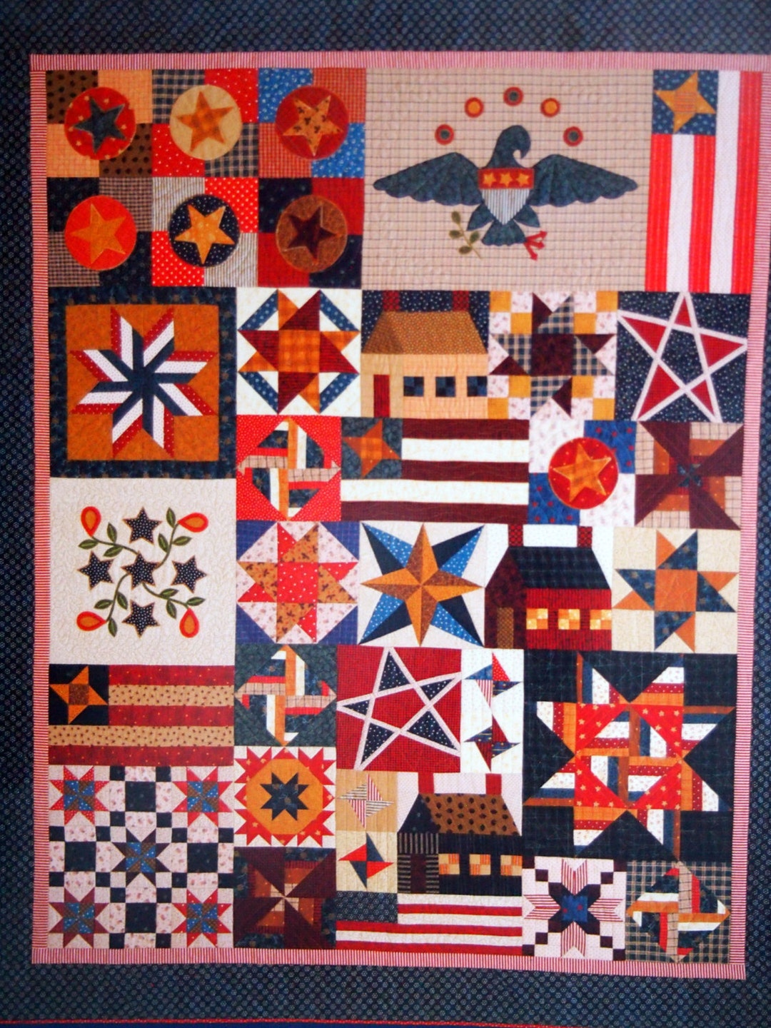 Stars and Stripes Sampler by Liz Porter and Marianne Fons Vintage Quilt ...