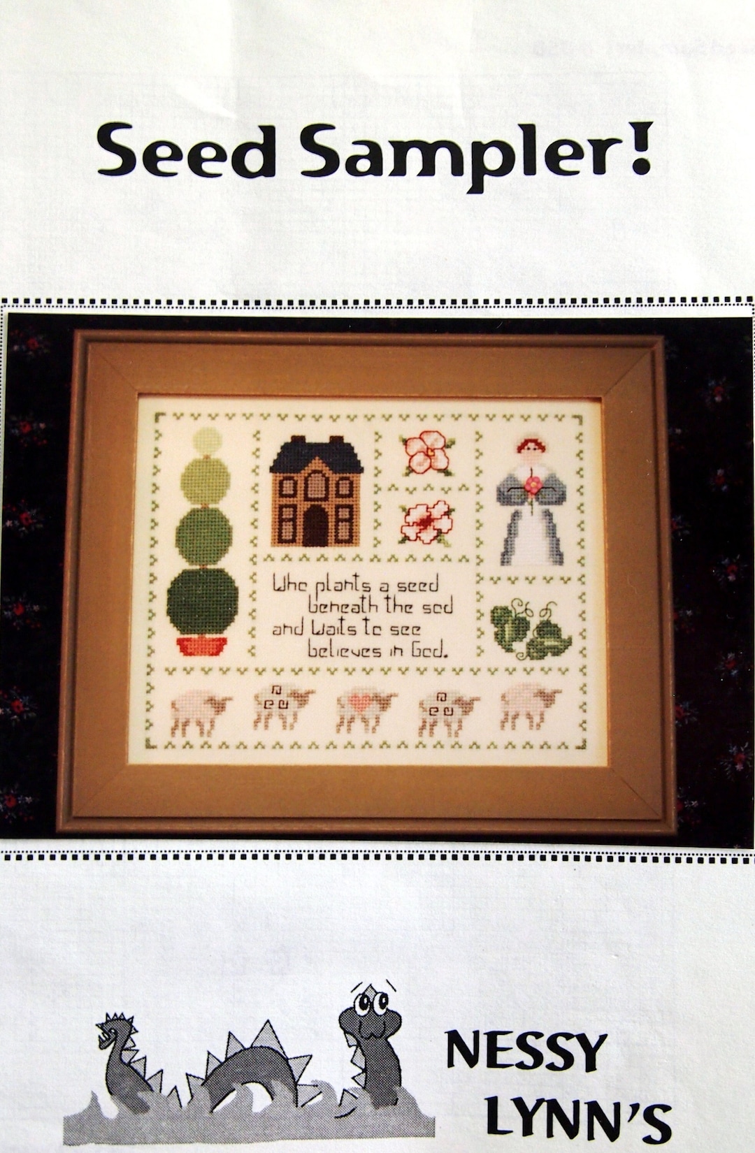 Stitch Packet Seed Sampler! by Nessy Lynn's Vintage Counted Cross Stitch Pattern ...