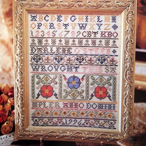 Just Cross Stitch Vintage Cross Stitch Pattern Magazine February 1996