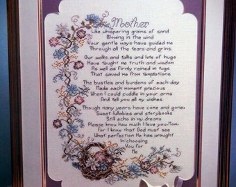 Mother Leaflet 12 By Stoney Creek Vintage Cross Stitch Pattern Leaflet 1988