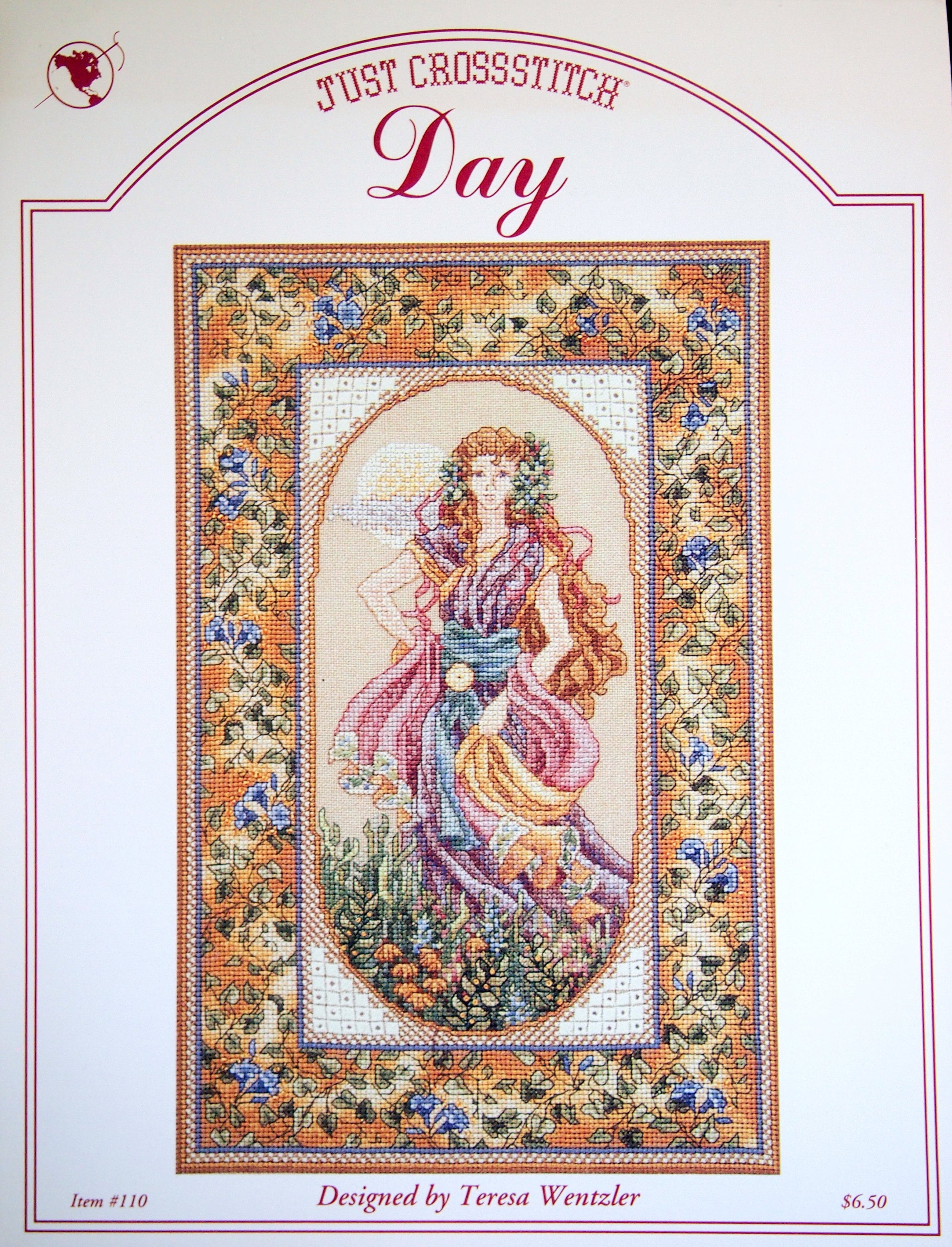◆レア◆クロスステッチ キット Teresa Wentzler-2 Day by Teresa Wentzler and Just Cross Stitch Vintage Counted Cross