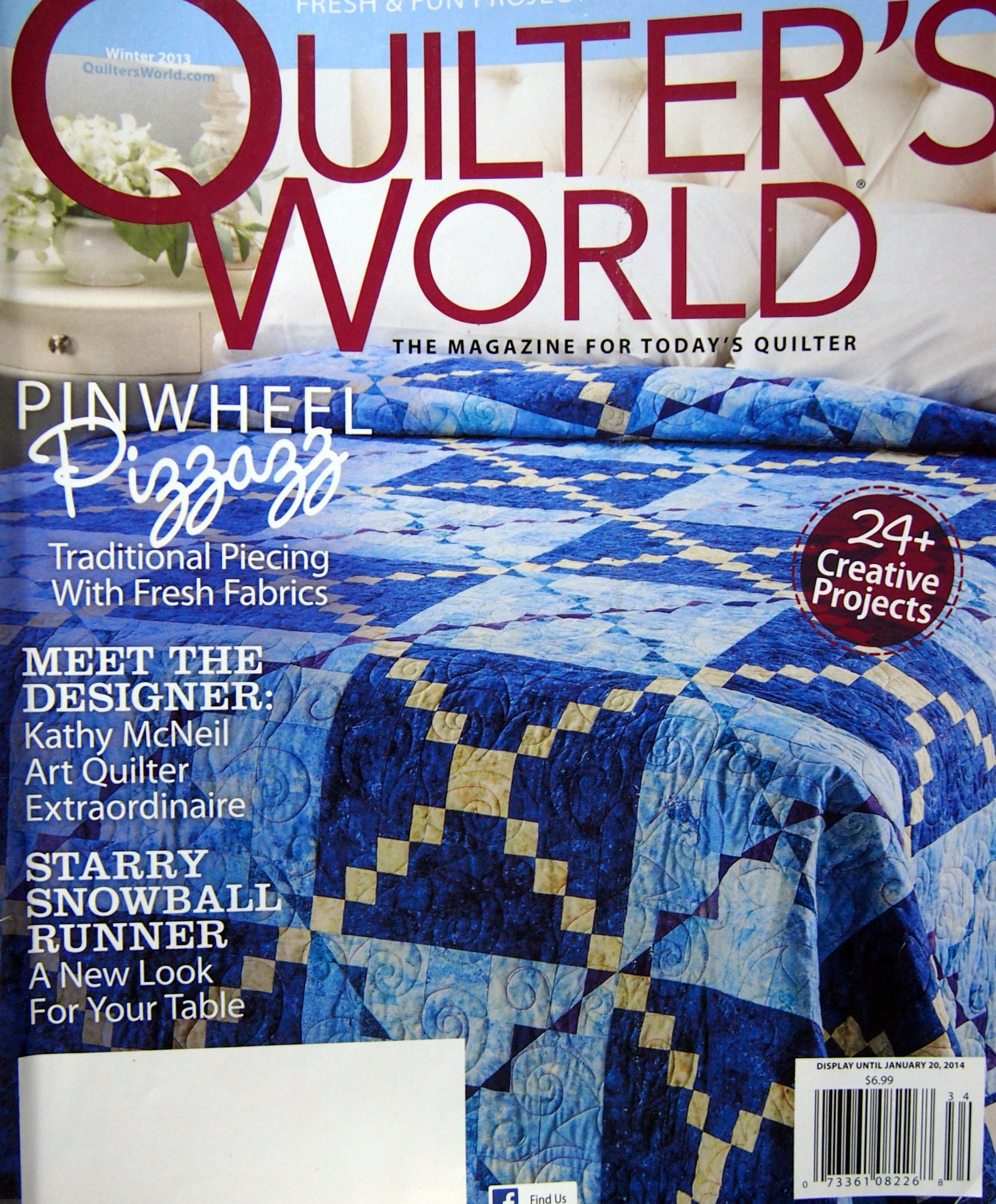 Quilter's World Quilting Pattern Magazine Winter 2013 Etsy
