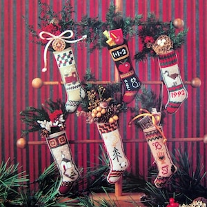 Someone Special Stocking Stuffers Von Joy Hayward Und The Needle'l Love Company Vintage Kreuzstichmuster Faltblatt 1992