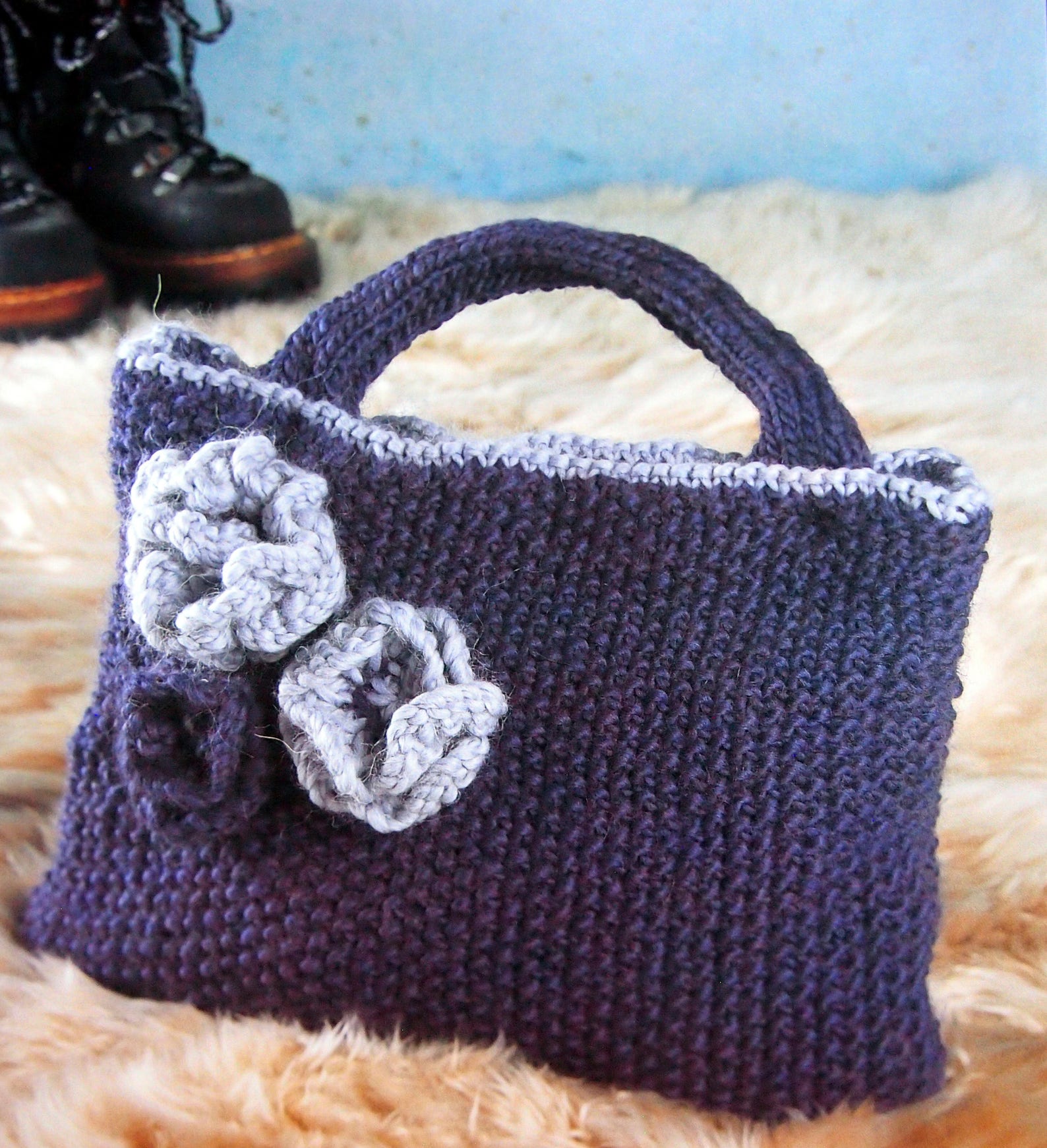 25 Bags To Knit Beautiful Bags In Stylish Colors By Emma King Etsy