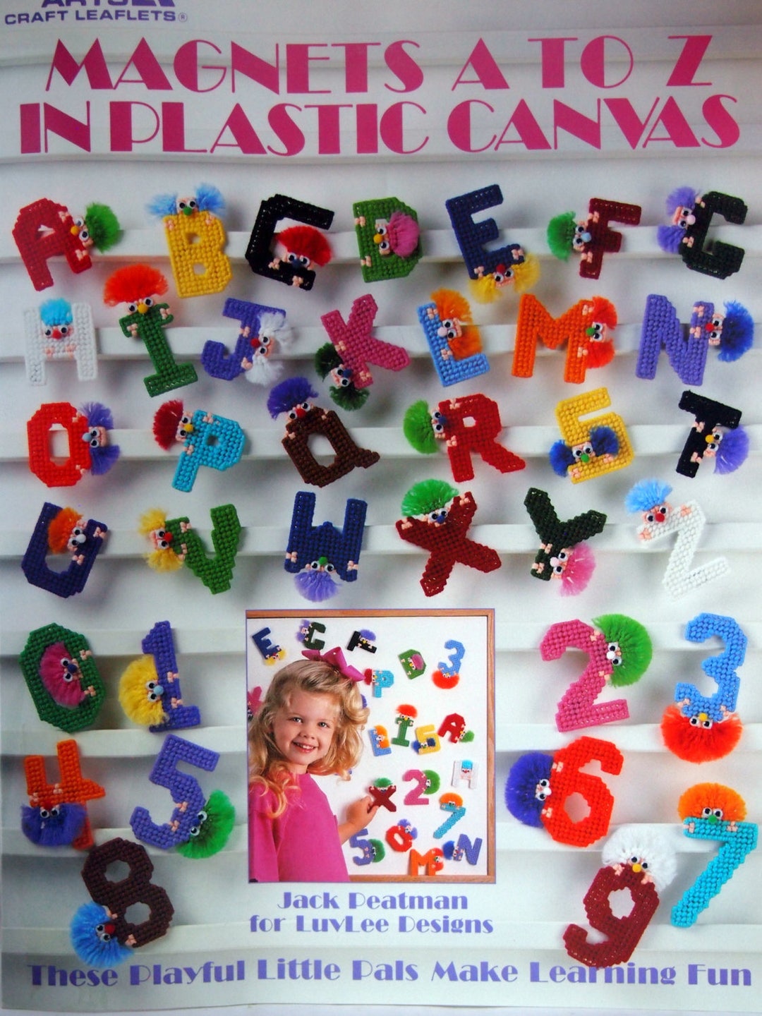 Magnets A to Z in Plastic Canvas by Jack Peatman for Luvlee Designs ...