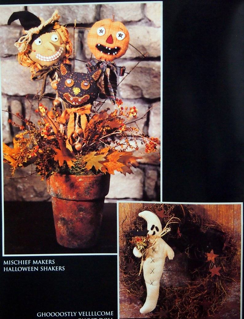 Wool Applique And Needlework Pattern Booklet Undated Spooky Threads By Need/'l Love Paperback Quilting