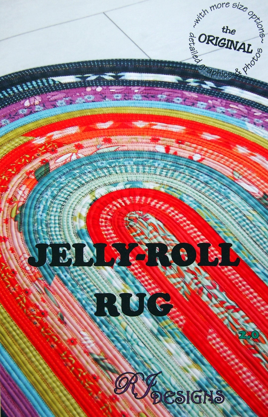Jellyroll Rug by Roma Lambson and R. J. Designs Quilting and Etsy