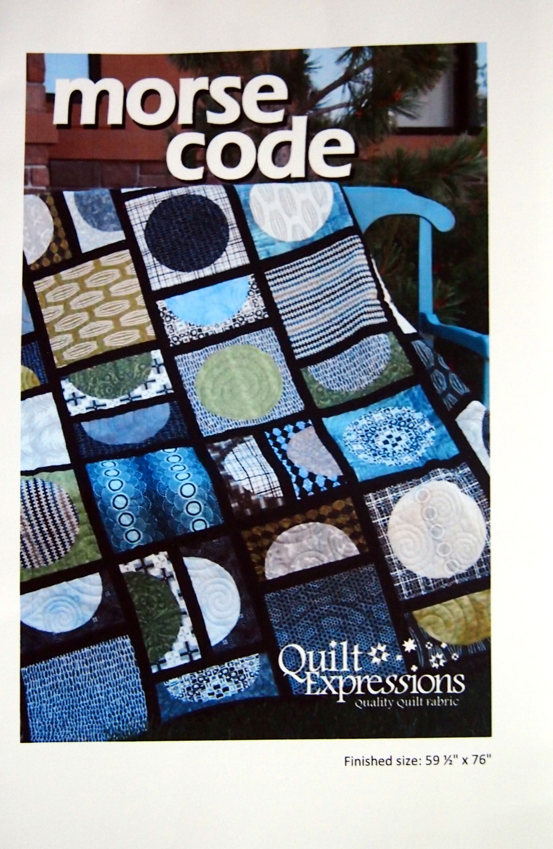 Morse Code by Quilt Expressions Quilt Pattern Packet 2013 Etsy