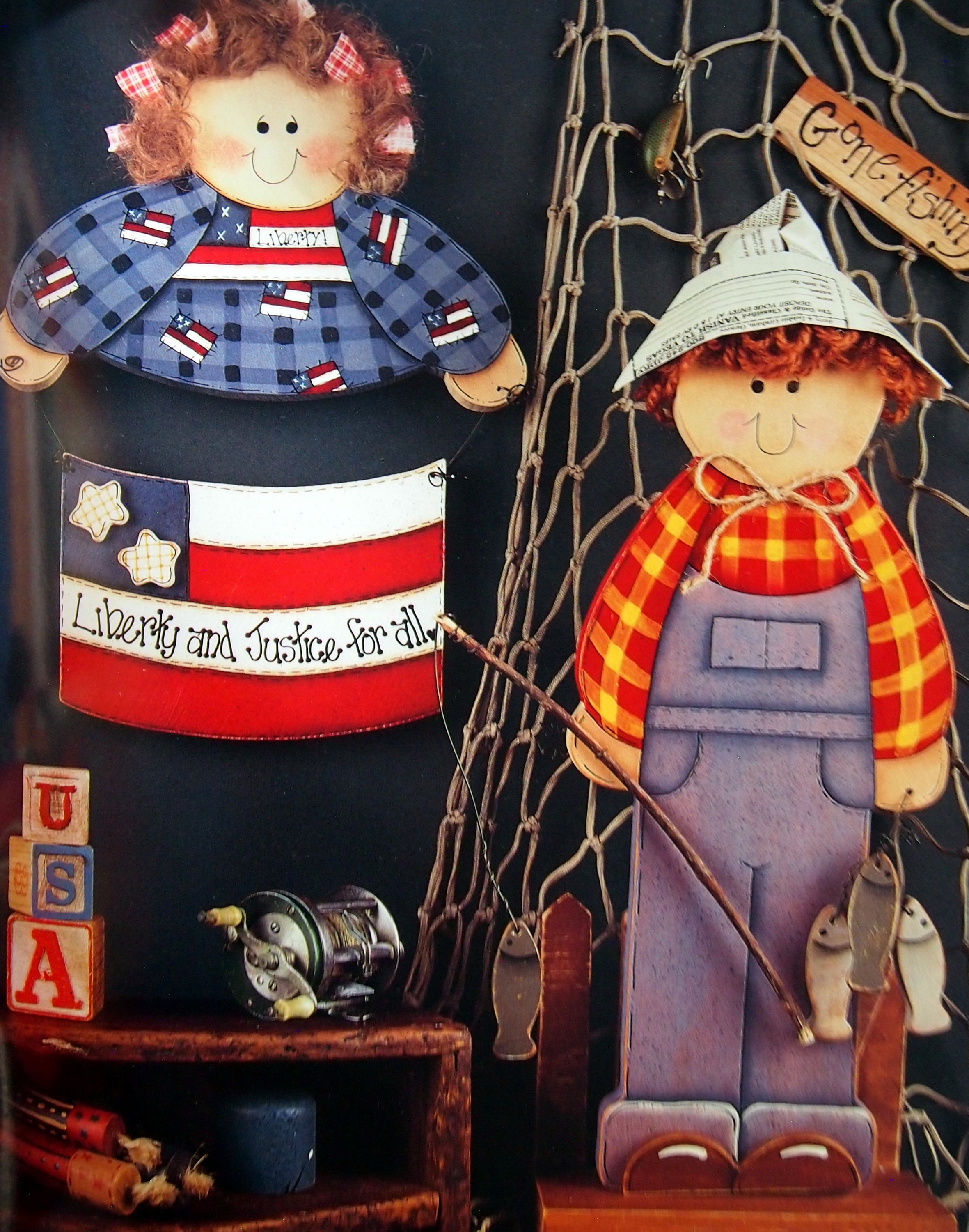 Darlina's Kountry Klutter By Darlina Young Vintage Tole And Decorative Painting Pattern Book 1996