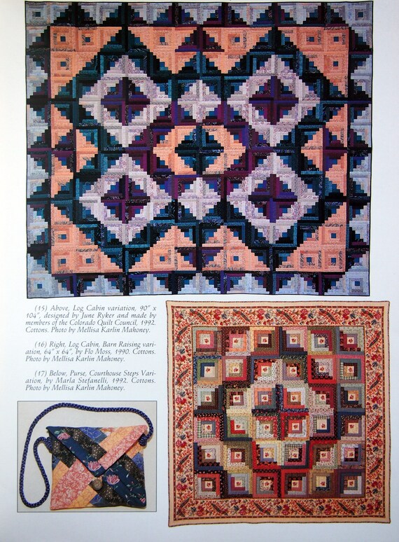 Log Cabin Quilts New Edition By Bonnie Leman And Judy Martin Etsy