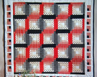 Log Cabin Quilt Show - 8 Prize-Winning Wall Hangings Vintage Quilt Pattern Booklet 1993