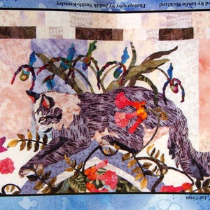 Maine Coon #6 - My Cats Garden - A Block Of The Month Quilt By Maggie Walker Design Vintage Quilt Pattern Packet 1999