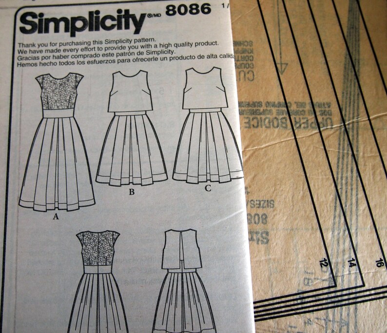 Misses' Dress in Two Lengths With Bodice Variations - Cynthia Rowley ...