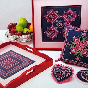 Country Cross Stitch By McCall&#39;s Needlework And Crafts Vintage Cross Stitch Pattern Book 1992