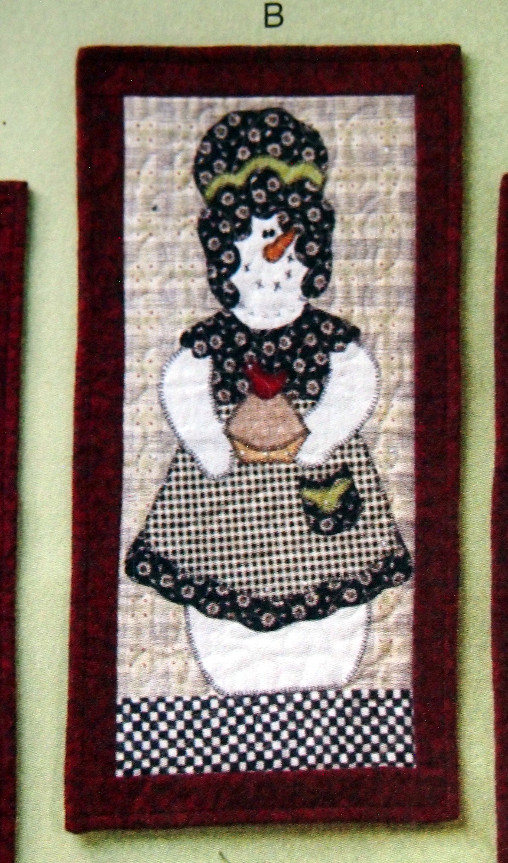 Snowpeople Mini Quilts McCall's Crafts M6217 Uncut Sewing And Quilting Pattern 2010