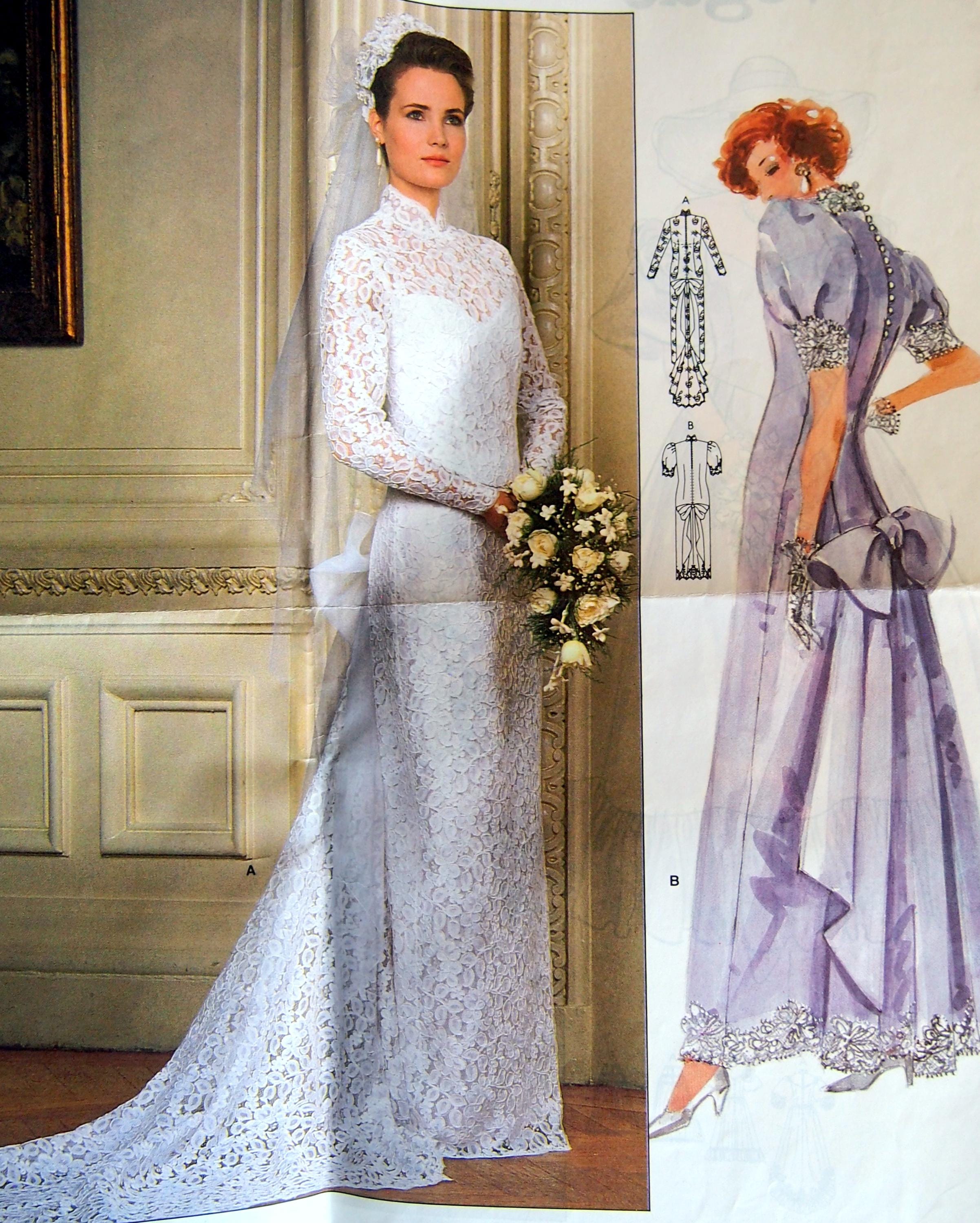 Misses' Dress (READ DESCRIPTION) Vogue Bridal Design Size 10 Vogue
