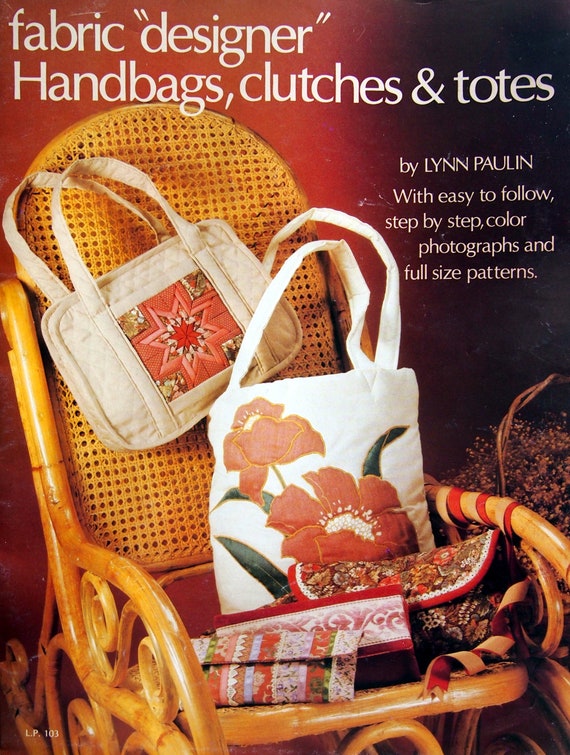 Fabric designer handbags hot sale