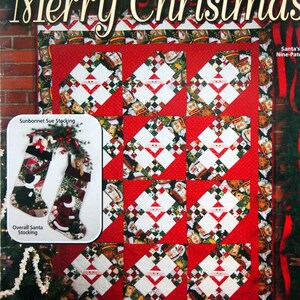 Quilt A Merry Christmas By Sandra L. Hatch Vintage Quilting Pattern Booklet 1997 image 2