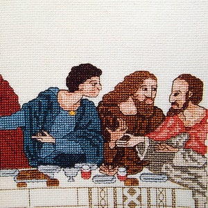 The Last Supper Leonardo Da Vinci's Masterpiece: A Counted Thread