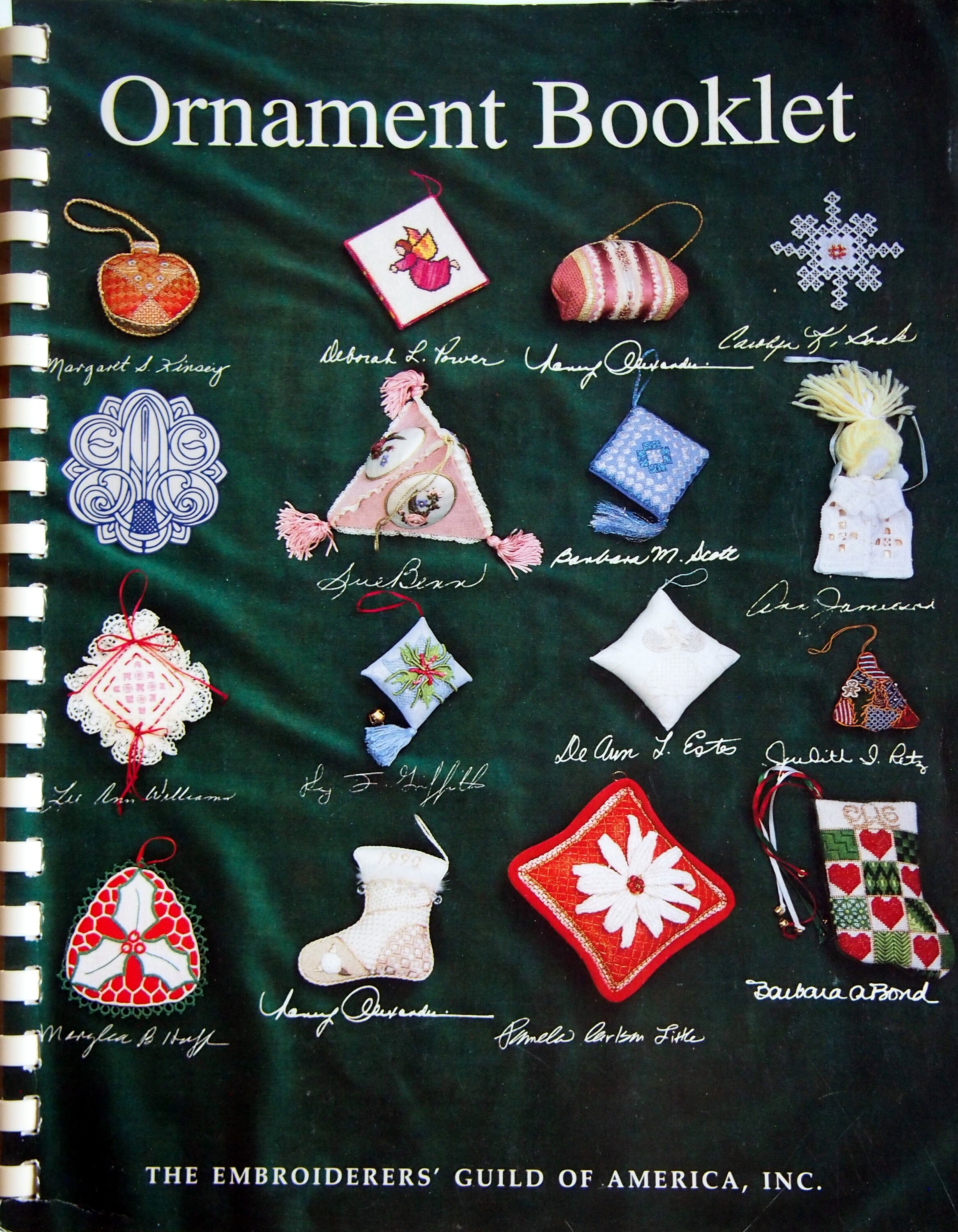 Ornament Booklet By The Embroiderers' Guild Of America Etsy