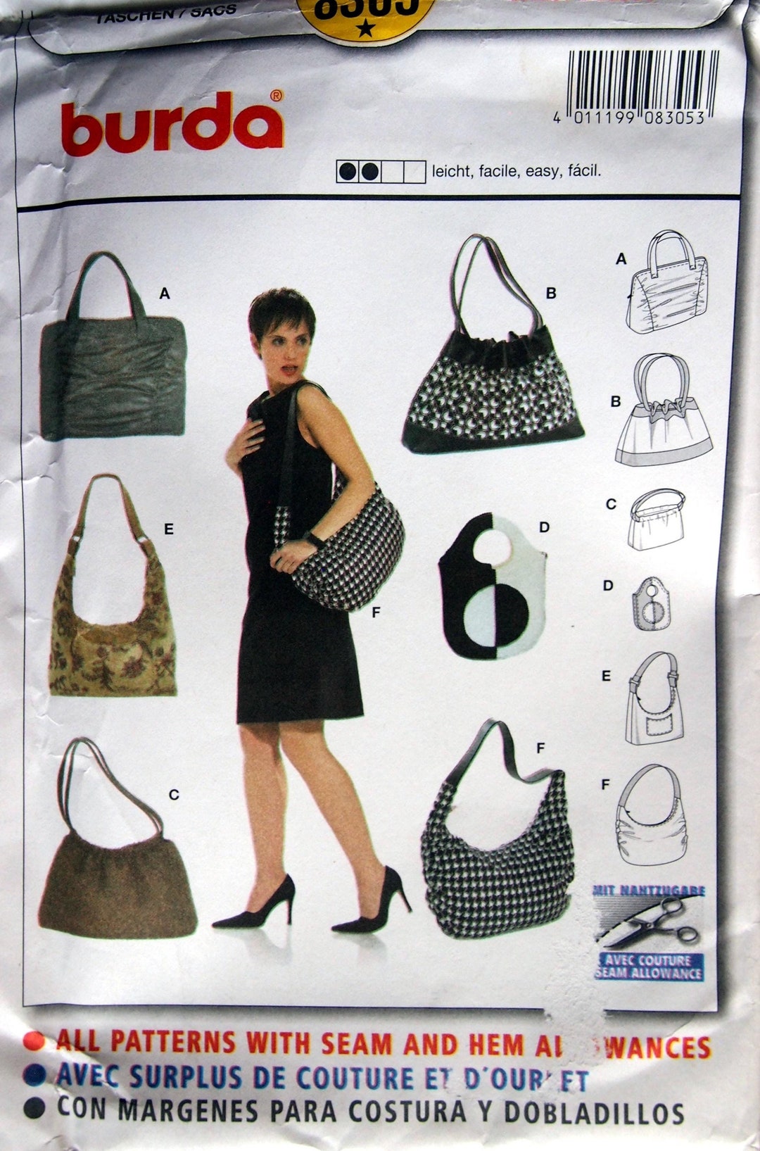 Cucito Creativo Cartamodelli Borse Burda Carta Velina Burda