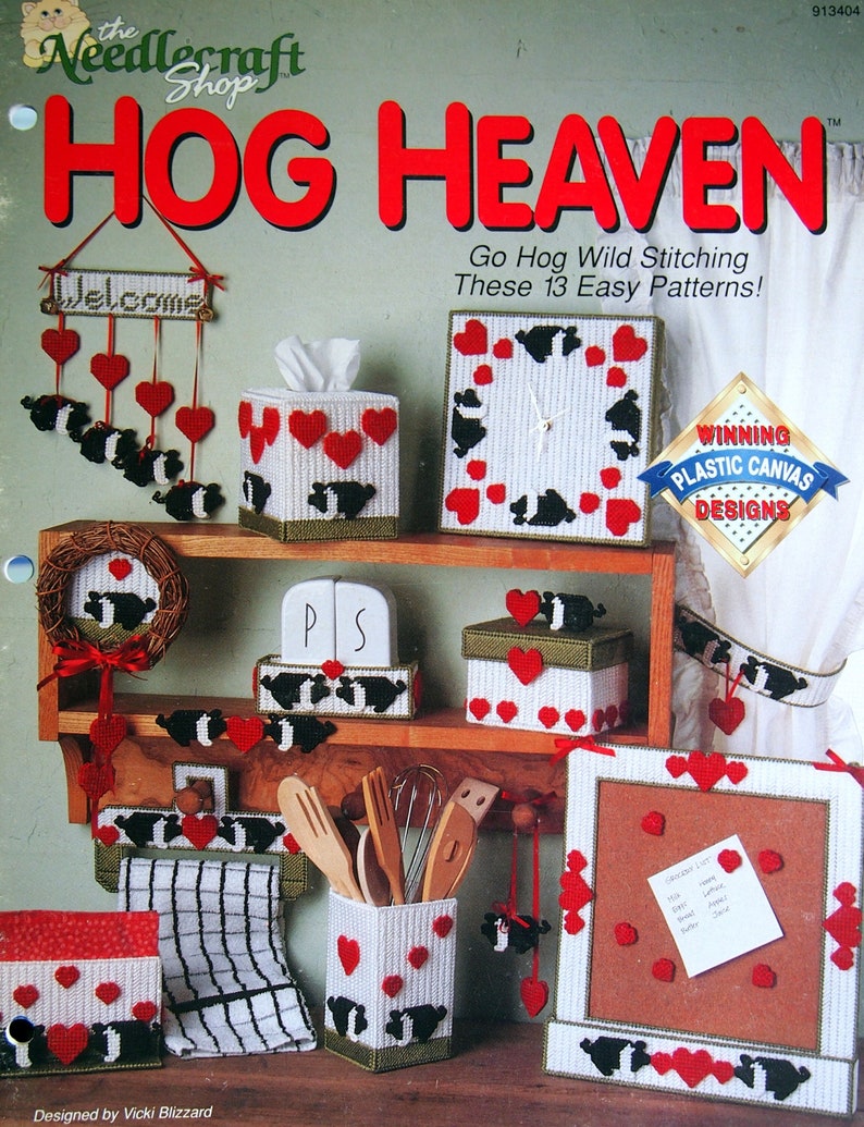 Hog Heaven - Go Hog Wild Stitching These 13 Easy Patterns by Vicki ...