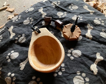 Noggin, scoop, whiskey cup, canoe cup
