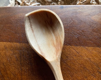 Cooking spoon, left handed, 11”  wooden spoon