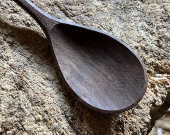 Eating spoon, 7” cooking and serving spoon